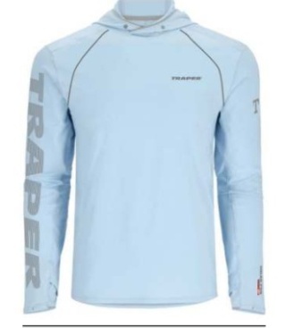 Traper Bluza Solar Pro Hood Light Blue S