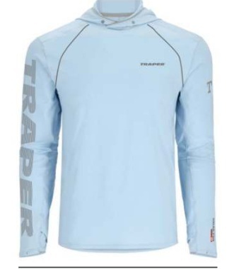 Traper Bluza Solar Pro Hood Light Blue S