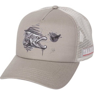 Traper Czapka Art Grey Trout