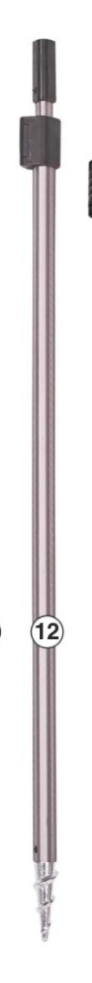 Traper Podpórka Lux z Zaciskiem 47-80cm
