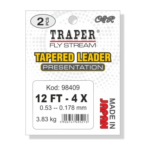 Traper Przypon Koniczny Leader 12FT 5X