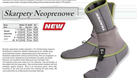 Traper Skarpety Neoprenowe z Osłoną XL