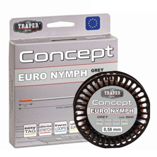 Traper Sznur Muchowy Concept Euro Nymph Grey 0,58