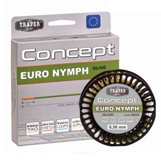 Traper Sznur Muchowy Concept Euro Nymph Olive 0,58