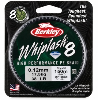 Berkley Plecionka Whiplash 8 0.12mm 17kg Crystal