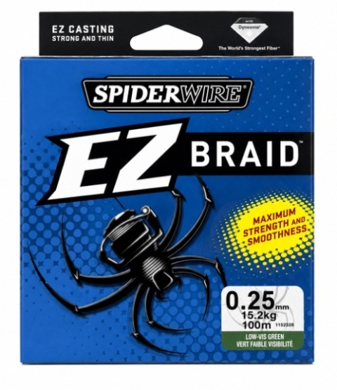 Spider plecionka EZ braid 0.25mm 15.2kg 100m ziel