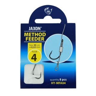 Jaxon Haki Method Feeder MFA 4+Przypon 0,22 8szt