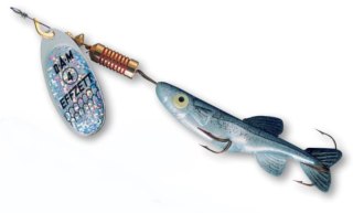 Dam Effzett Obrotówka Minnow Spinner 4 Gumowa Ryb