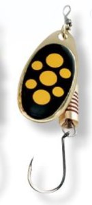 Dam Effzett Obrotówka Single Hook #2 4g Blacky