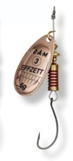 Dam Effzett Obrotówka Single Hook #3 6g Copper