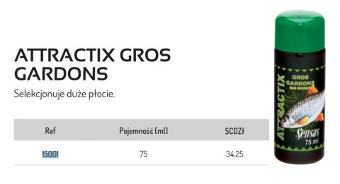 Sensas Attractix Gros Gardons 75ml