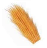 Soldarini Craft Fur Barred 6 golden olive black