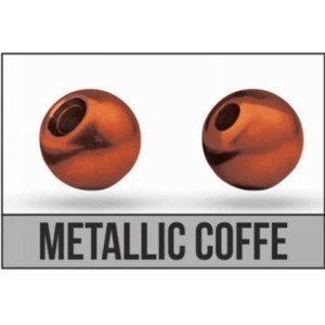 Traper Tungsten Bead Micro 2,0mm Metalic Coffee