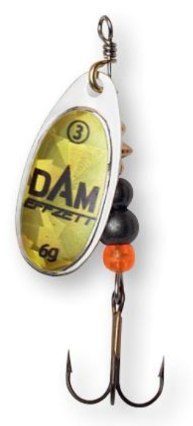 Dam Effzett Obrotówka Fluo Spinner#5 12g G.Prisma