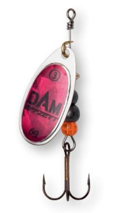 Dam Effzett Obrotówka Fluo Spinner#6 20g Magenta