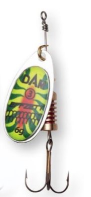 Dam Effzett Obrotówka Standard Spinner#3 6g Shark