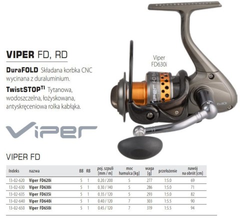 Dragon Kołowrotek Viper FD640i