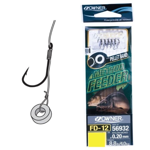 Owner Haczyki Method Feeder Fd12 10/ 0,20 5x6szt