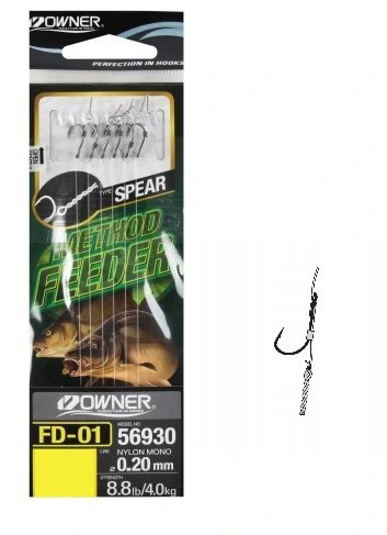 Owner Haczyki Method Feeder Fd01 6/ 0,22 5x6szt