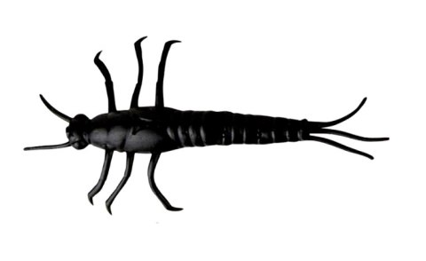 Savage Gear guma Mayfly 5cm black (x8)