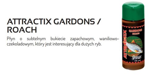 Sensas Attractix Gardons 75ml