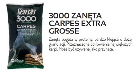 Sensas Zanęta 3000 Carpes Extra Grosses 1kg
