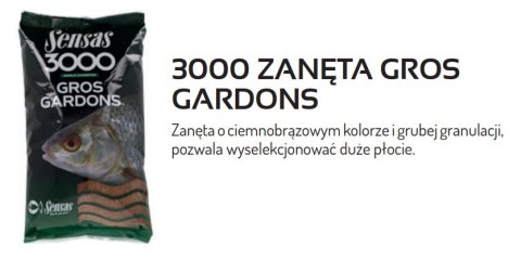 Sensas Zanęta 3000 Gros Gardons 1kg