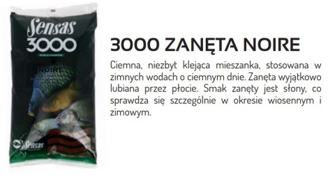 Sensas Zanęta 3000 Noire 1kg