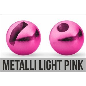 Traper Tungsten Bead Slotted 5,5mm Meta.Light Pink