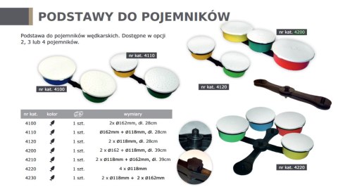 Anplast Podstawa Trzy Pojemniki