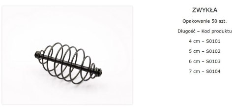 Assan Sprężyna Krótka 7cm (50szt)