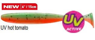 Daiwa Guma Tournament D"Fin 10cm Hot Tomato 7szt