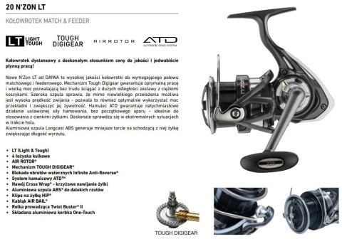Daiwa Kołowrotek 20 N"Zone LT 5000 S-CP
