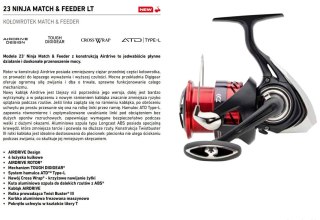 Daiwa Kołowrotek Ninja Feeder LT6000ss