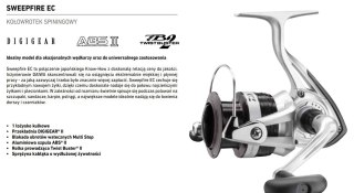 Daiwa Kołowrotek Sweepfire E 1500C