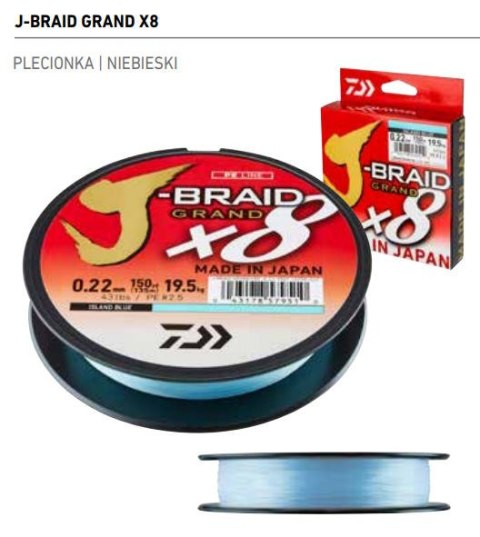 Daiwa Plec.J-Braid Grand X8E 0,13 135m