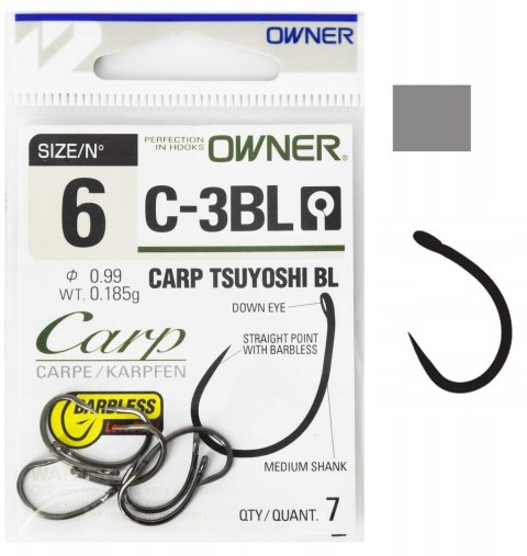 Owner Haczyki Carp C3 Bl 6 (5x7szt)