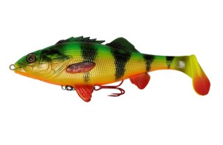 Savage Gear Guma 4D Perch Shad 20cm Firetiger(x9)
