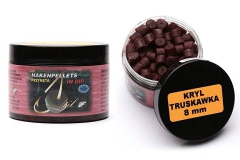 Stil Pelet Haczykowy Dip Kryl Truskawka 8mm