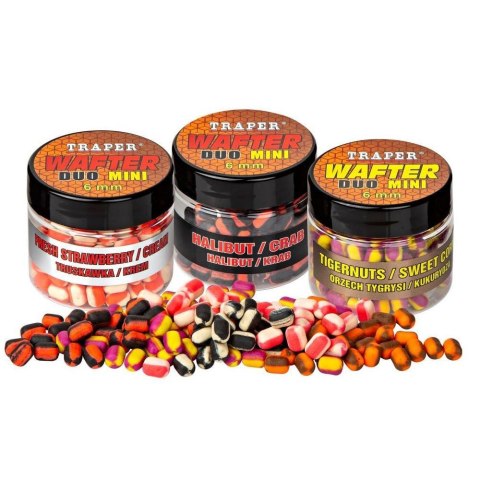 Traper M/F Wafter Duo Mini 6/15gr Truskawka/Halibu