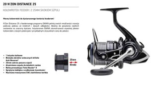 Daiwa Kołowrotek 20 N"Zone Distance 25