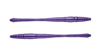 Libra Lures Dying Worm 70mm 020 Purple With Ser