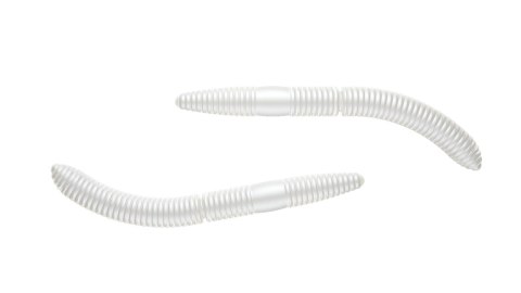 Libra Lures Fatty D'Worm 65mm 004 Silver Pearl Ser