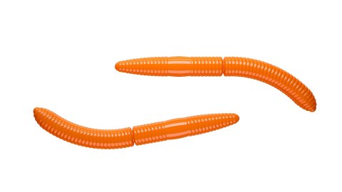 Libra Lures Fatty D'Worm 65mm 011 Hot Orange Ser