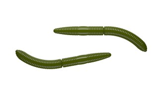 Libra Lures Fatty D'Worm 75mm 031 Olive