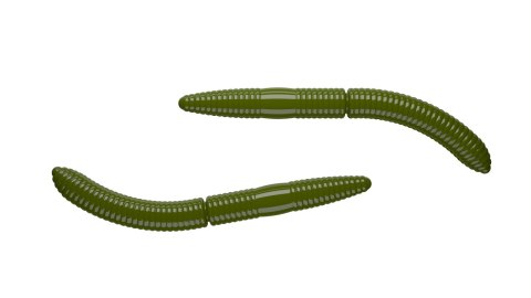 Libra Lures Fatty D'Worm 75mm 031 Olive