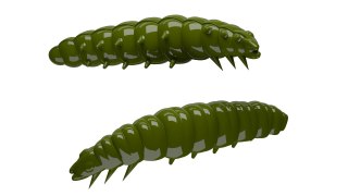 Libra Lures Larva 35mm 031 Olive Kryl