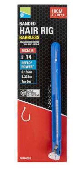 Preston Przypon Method Barbless 10cm #12 z Gumką