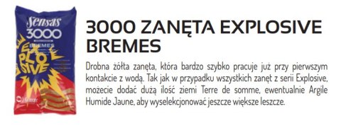 Sensas Zanęta 3000 Explosive Bremes 1kg