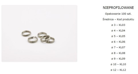 Assan Kółko Łącznikowe fi 5mm 100szt
